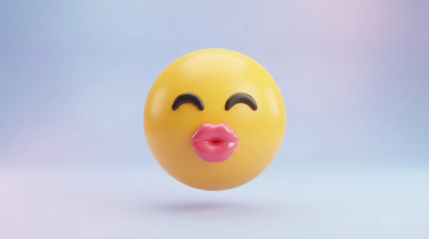 kiss emoji meaning