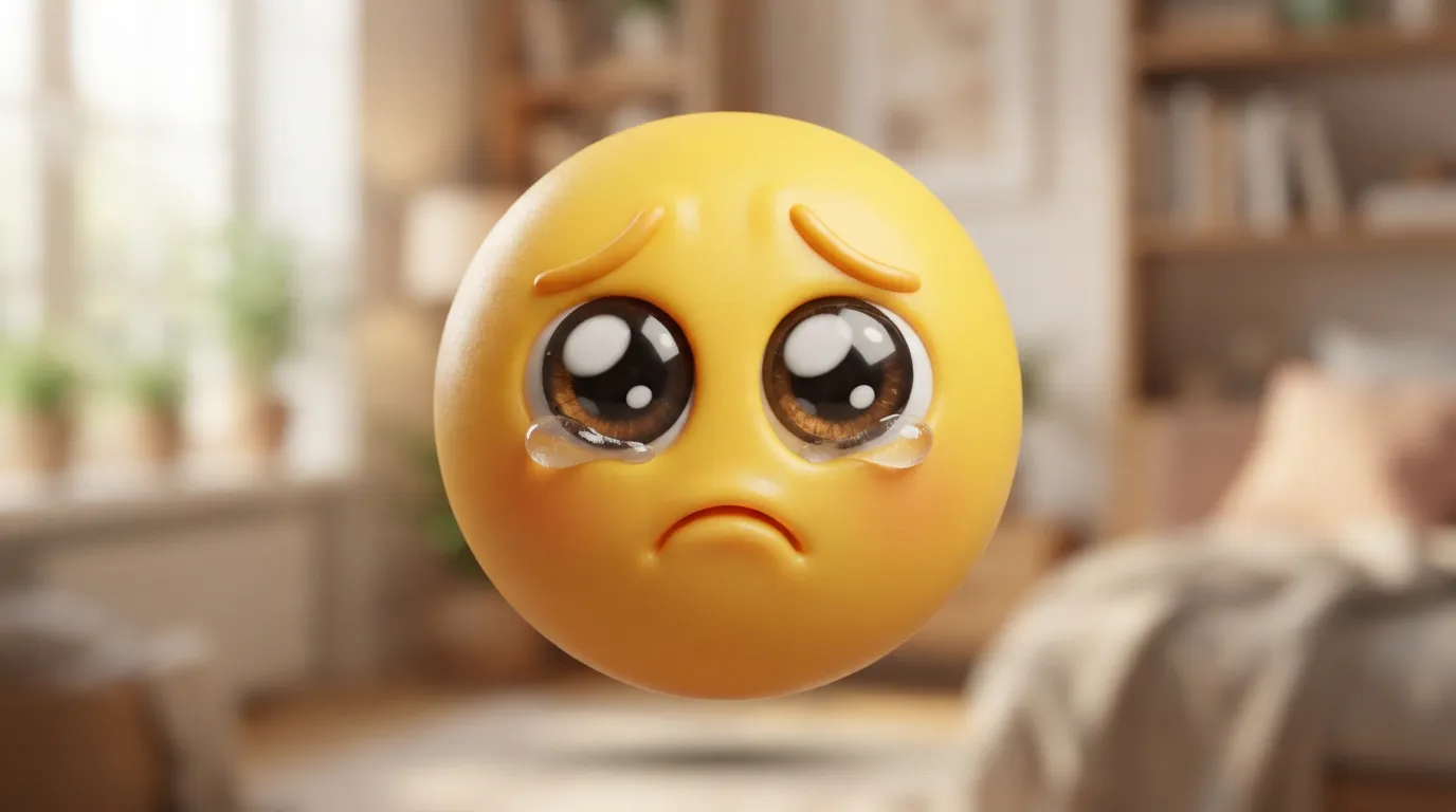 pleading face emoji