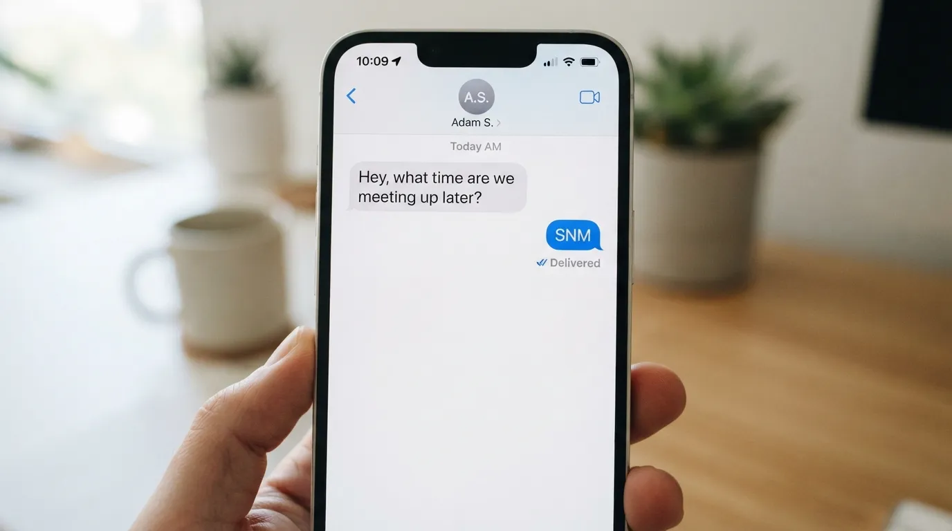 SNM Meaning in Text