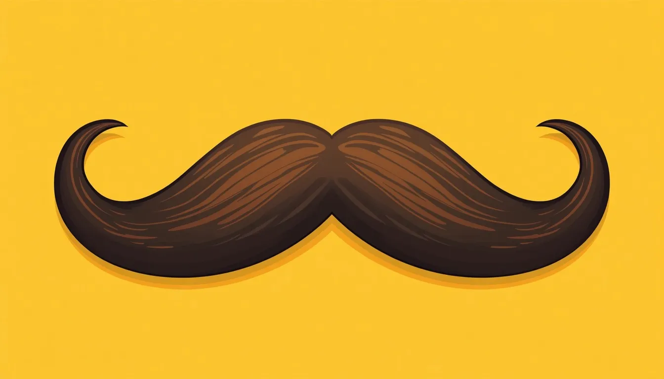 mustache emoji